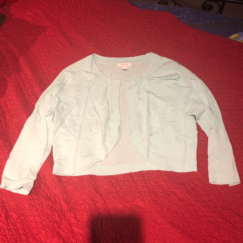 Turquoise cardigan